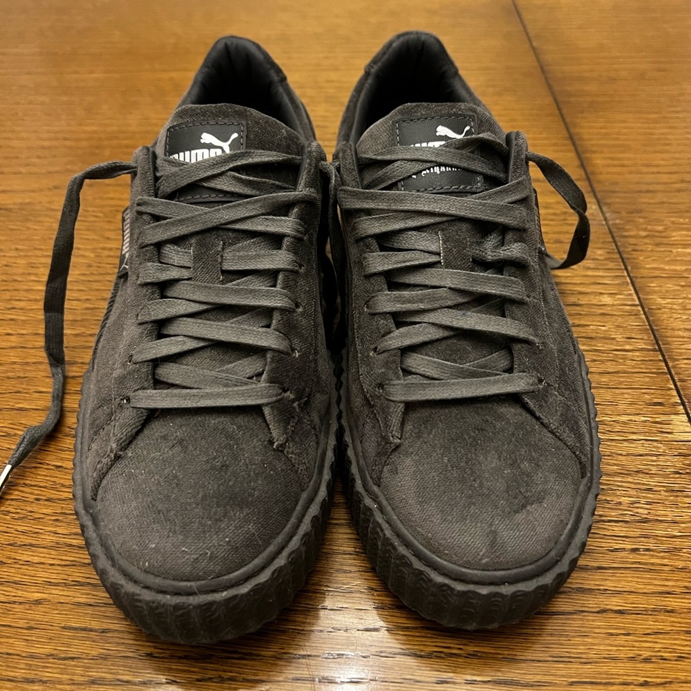 Fenty Creeper Platform Velvet Size 9